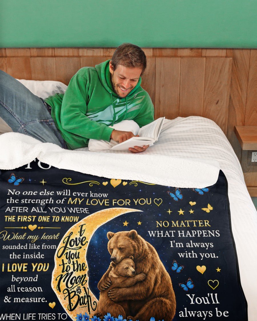 Special Gift For Your Daughter Blanket - From Mom (SKU2606-99)