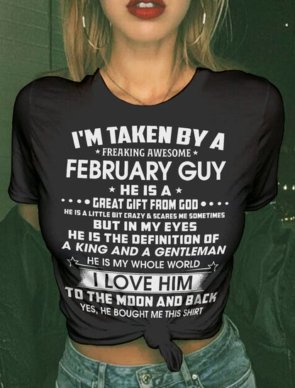FEBRUARY - IN MY EYES HE IS THE DEFINITION OF A KING AND A GENTLEMAN - FROM HUSBAND - NINA02 (SKU26T-01301-02)