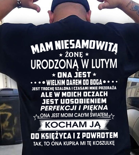 LUTY - ONA JEST WIELKIM DAREM OD BOGA – Idealny Prezent dla Twojego Męża – POL/NINA02 (SKU2605-273-02)