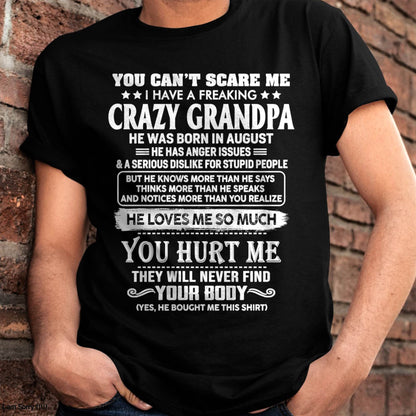 YOU CAN'T SCARE ME I HAVE A FREAKING CRAZY GRANDPA - FROM GRANDPA - NINA08
