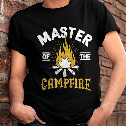 Master Of The Campfire - Camping & Outdoors Gift T-Shirt