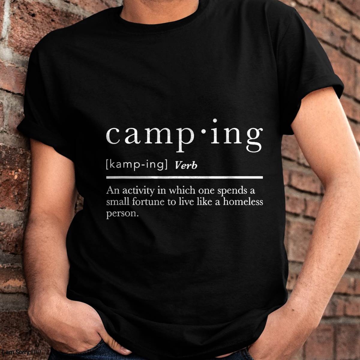 Funny Camping Shirts for Men Women Definition Camp T-Shirt