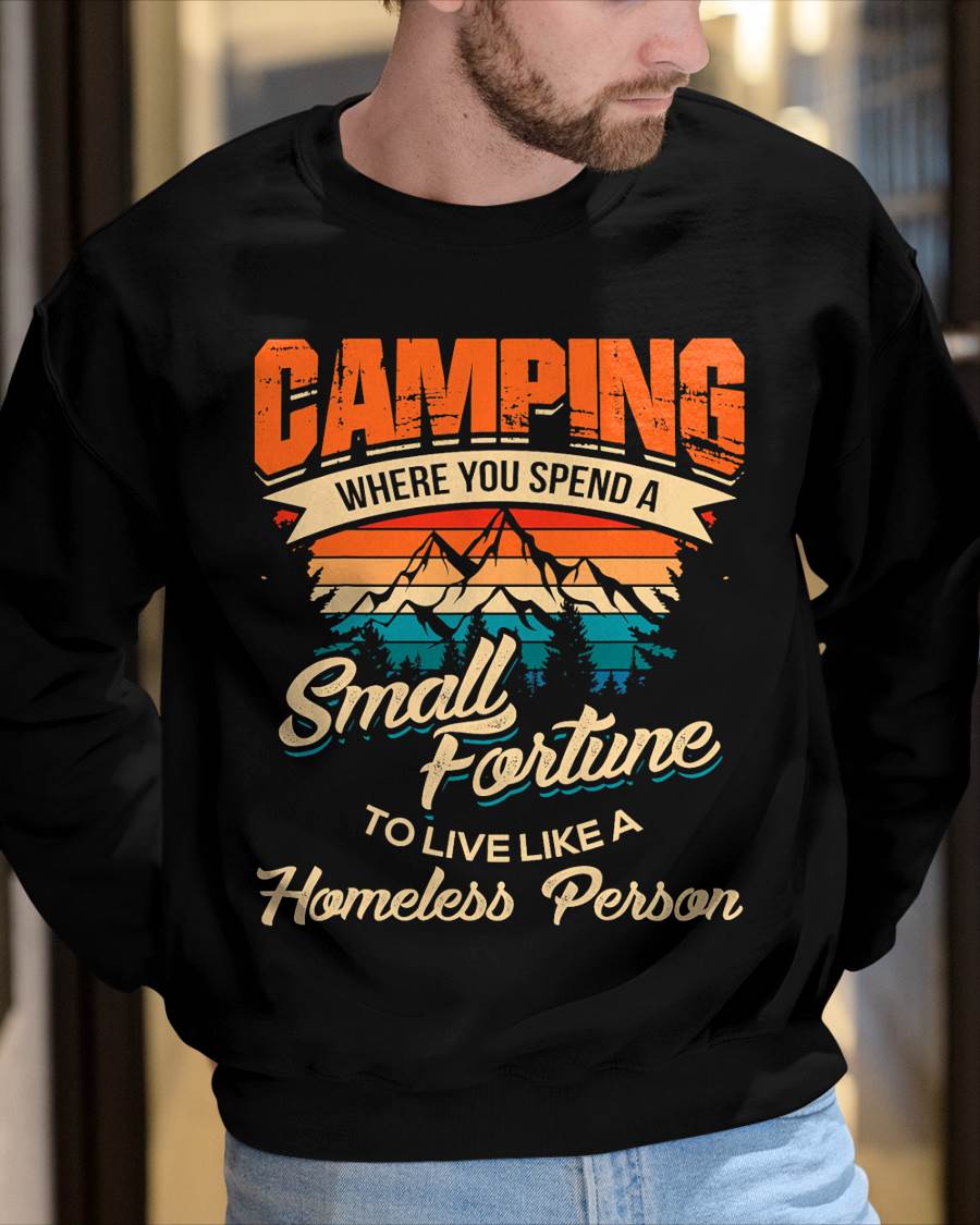 Funny Camping Gifts with Sayings for Campers Camp - Camping T-Shirt (SKUNINA - C03)