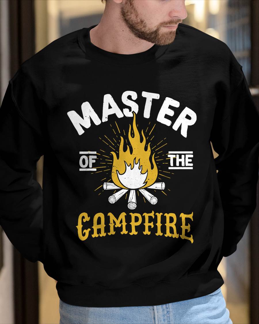 Master Of The Campfire - Camping & Outdoors Gift T-Shirt