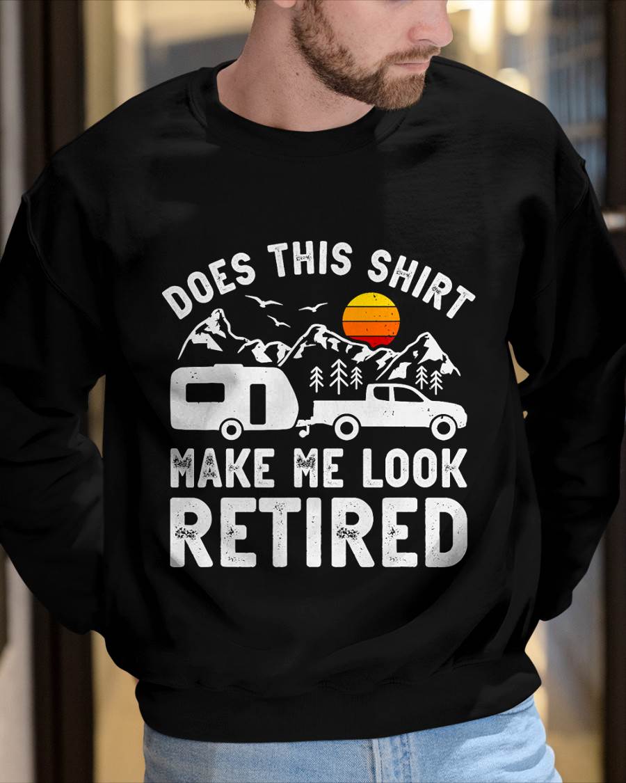 Retired Camper Retirement Camping T-Shirt