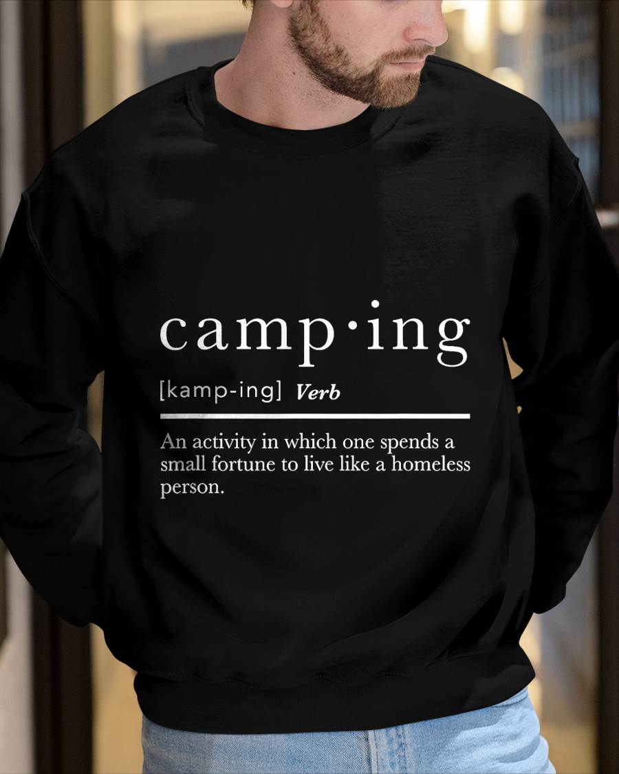 Funny Camping Shirts for Men Women Definition Camp T-Shirt