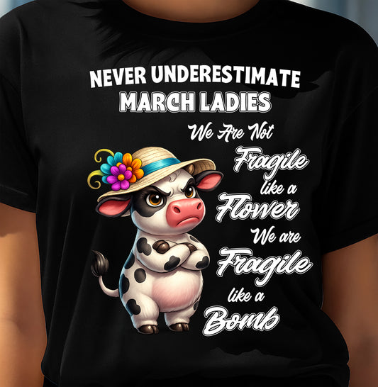 MARCH - WE ARE NOT FRAGILE LIKE A FLOWER WE ARE FRAGILE LIKE A BOMB - FMA - NINA03 (SKU2605-18-03)