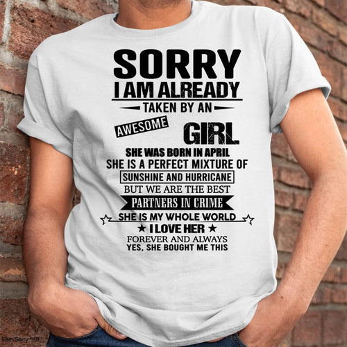 APRIL - WE ARE THE BEST PARTNERS IN CRIME SHE IS MY WHOLE WORLD I LOVE HER - FROM WIFE - NINA04 (SKU2602-127-04)