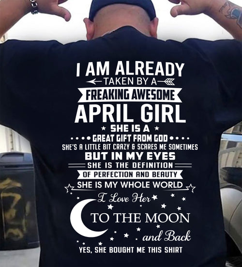 APRIL - SHE IS MY WHOLE WORLD I LOVE HER TO THE MOON AND BACK - FROM WIFE - NINA04 (SKU2602-71-04)