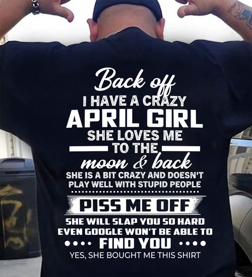 APRIL - PISS ME OFF SHE WILL SLAP YOU SO HARD EVEN GOOGLE WON'T BE ABLE TO FIND YOU - FROM WIFE - NINA04 (SKU2603-18-04)