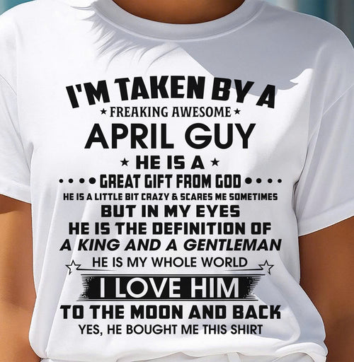 APRIL - HE IS THE DEFINITION OF A KING AND A GENTLEMAN I LOVE HIM TO THE MOON AND BACK - FROM HUSBAND - NINA04 (SKU2605-95-04)