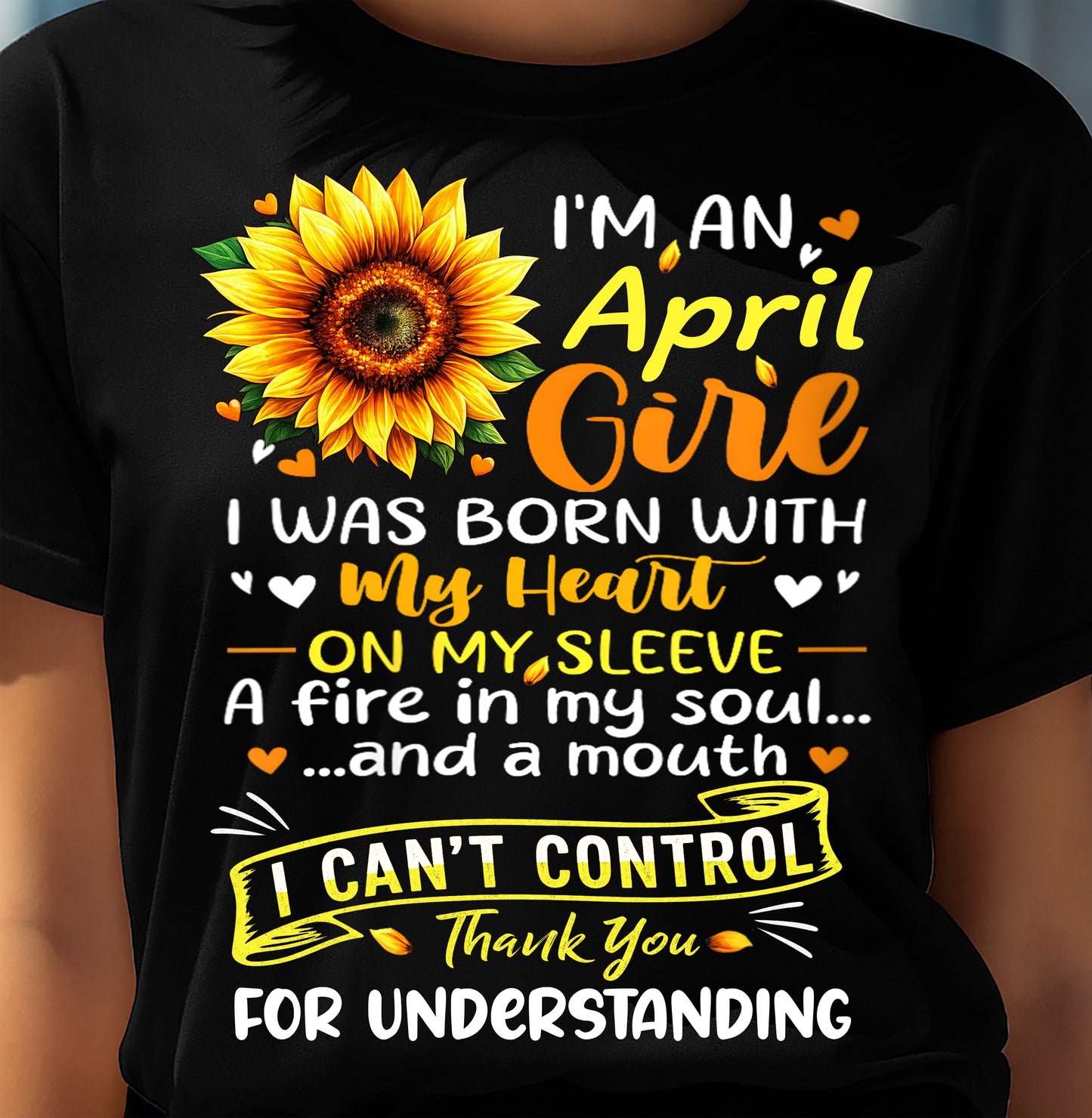 APRIL - I WAS BORN WITH MY HEART ON MY SLEEVE - FMA - NINA04 (SKU2605-28-04)