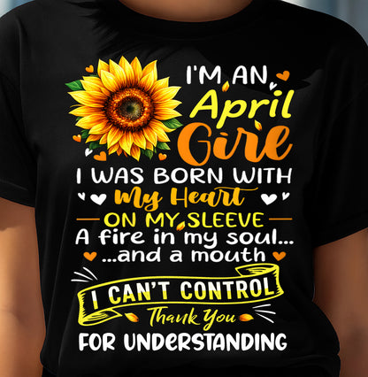 APRIL - I WAS BORN WITH MY HEART ON MY SLEEVE - FMA - NINA04 (SKU2605-28-04)
