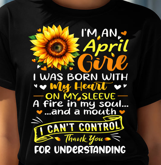 APRIL - I WAS BORN WITH MY HEART ON MY SLEEVE - FMA - NINA04 (SKU2605-28-04)