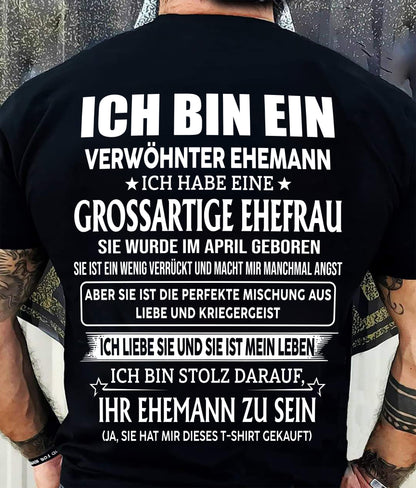 APRIL – FANTASTISCHE FRAU – PERFEKTES GESCHENK FÜR IHREN EHEMANN – DE - NINA04 (SKU2605-295-04)