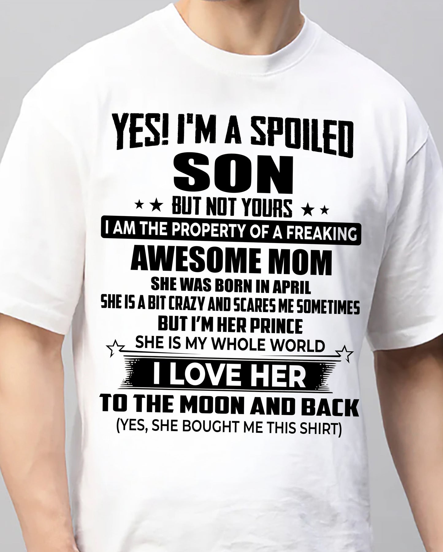 APRIL - I'M HER PRINCE I LOVE HER TO THE MOON AND BACK - FROM MOM - NINA04 (SKU2604-318-04)