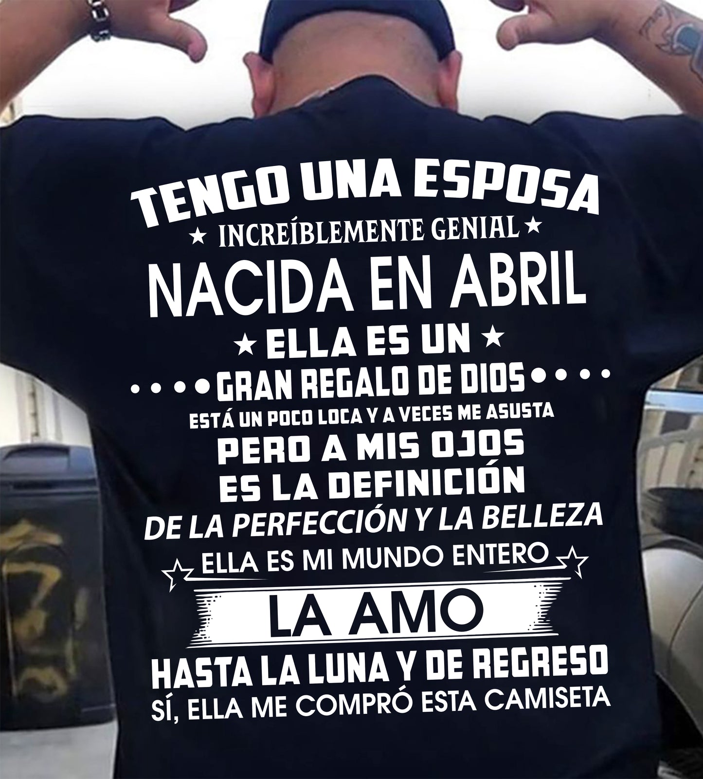 ABRIL - TENGO UNA ESPOSA INCREÍBLEMENTE GENIAL - Regalo especial para tu novio o esposo - NINA04 (SKU2605-286-04)