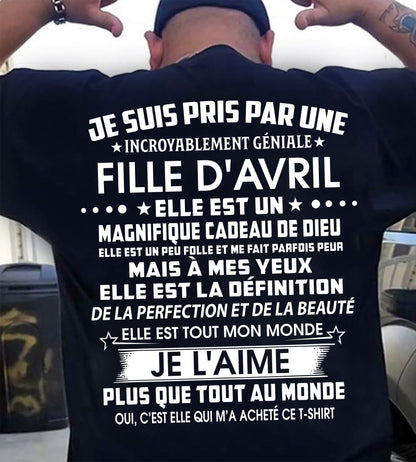 AVRIL – MAIS À MES YEUX, ELLE EST LA DÉFINITION DE LA PERFECTION ET DE LA BEAUTÉ – DE SA FEMME - FR04/NINA04 (SKU2605-424-04)