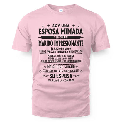 Mayo – Esposo increíble nacido en mayo – Regalo especial para tu esposa – NINA05 (SKU03-11-05)