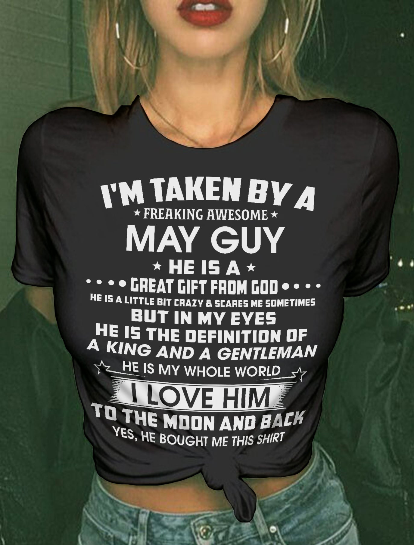 MAY - IN MY EYES HE IS THE DEFINITION OF A KING AND A GENTLEMAN - FROM HUSBAND - NINA05 (SKU26T-01301-05)