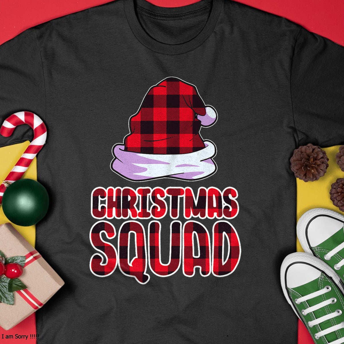 Christmas Squad Family Group Matching Christmas Party Pajama T-Shirt - Christmas Unisex T-Shirt/Hoodie/Sweatshirt - NINA00
