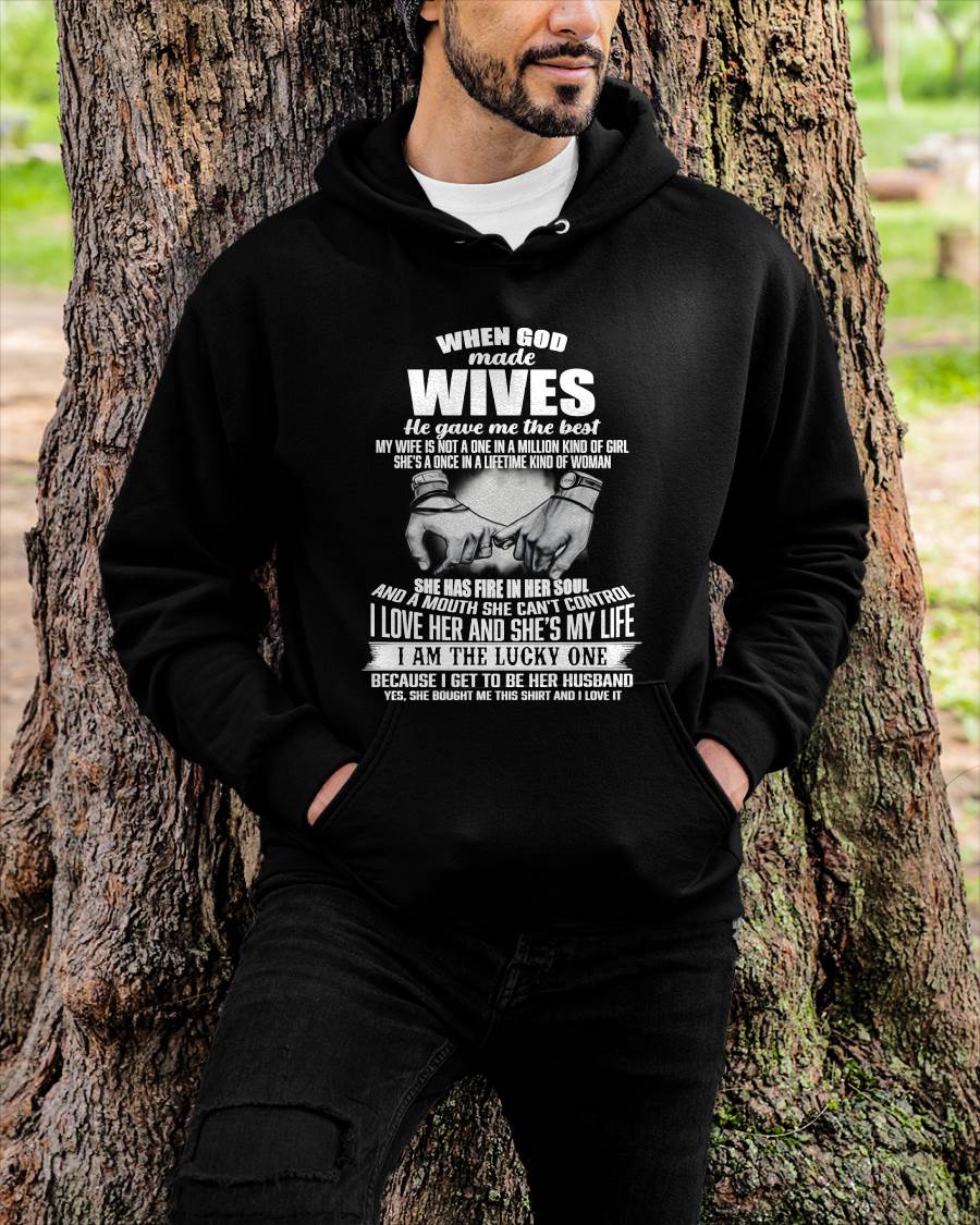 WHEN GOD MADE WIVES HE GAVE ME THE BEST - FROM WIFE - NINA00 (SKU26T-01-05-00)
