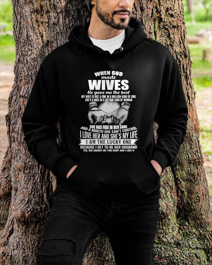 WHEN GOD MADE WIVES HE GAVE ME THE BEST - FROM WIFE - NINA00 (SKU26T-01-05-00)