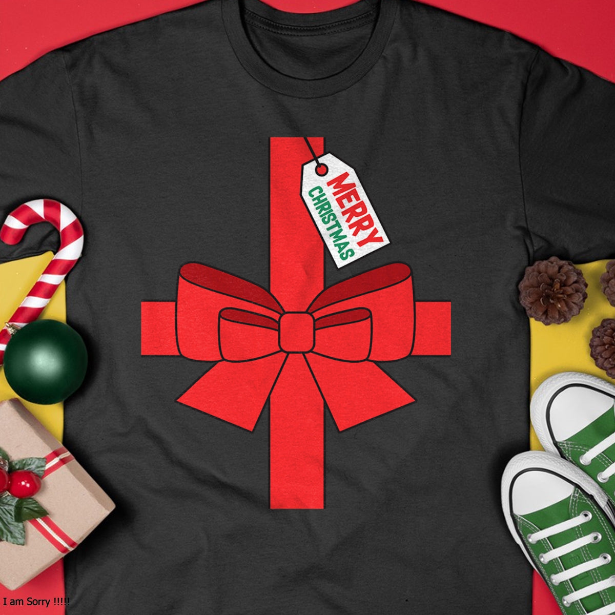 Funny DIY Christmas Present Costume T-Shirt - Christmas Unisex T-Shirt/Hoodie/Sweatshirt - NINA00