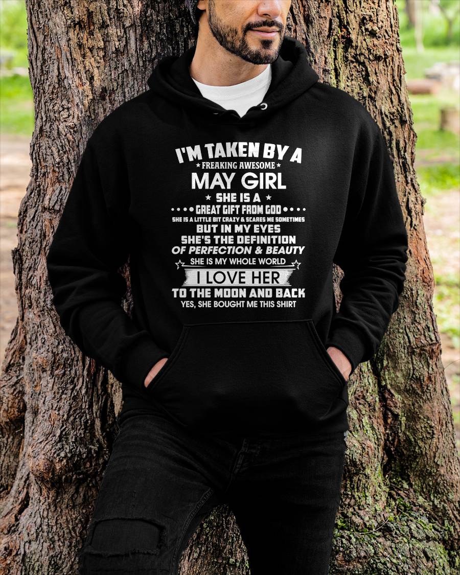 MAY – I'M TAKEN BY A FREAKING AWESOME DECEMBER GIRL SHE IS A GREAT GIFT FROM GOD – FROM WIFE – NINA05 (SKU2603-259-05)