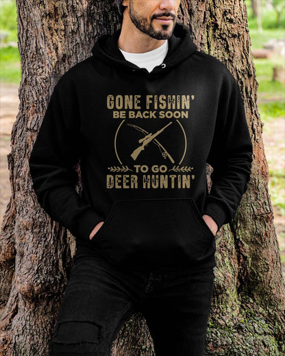 Funny Hunting Fishing Graphic for Hunters - T-Shirt