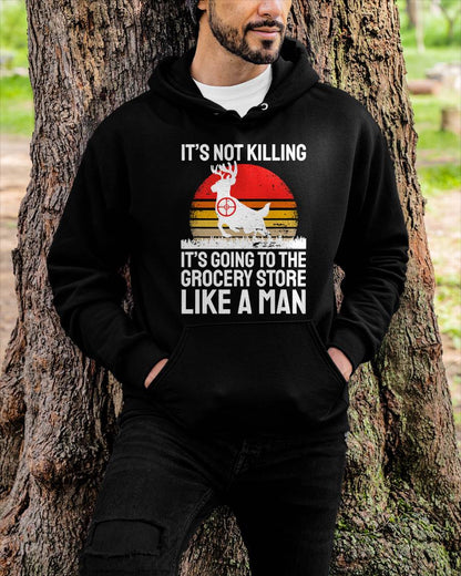 Funny Hunting Saying Deer Hunter I Grocery Store - Hunting T-Shirt
