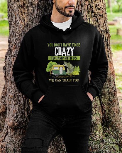 Funny Camping Lover Crazy Camping Joke Gift Design Idea Camping T-Shirt