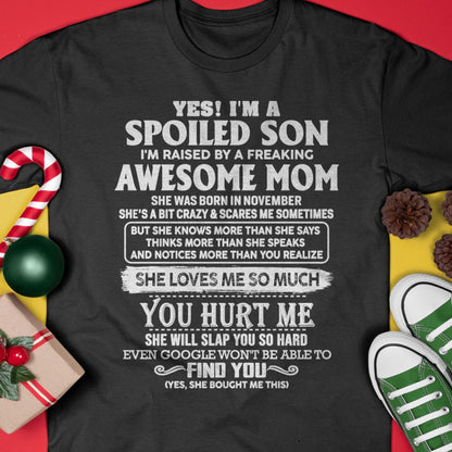 November - Awesome Mom - Perfect Gift For Son From Mom - NINA11 (SKU05-47-11)