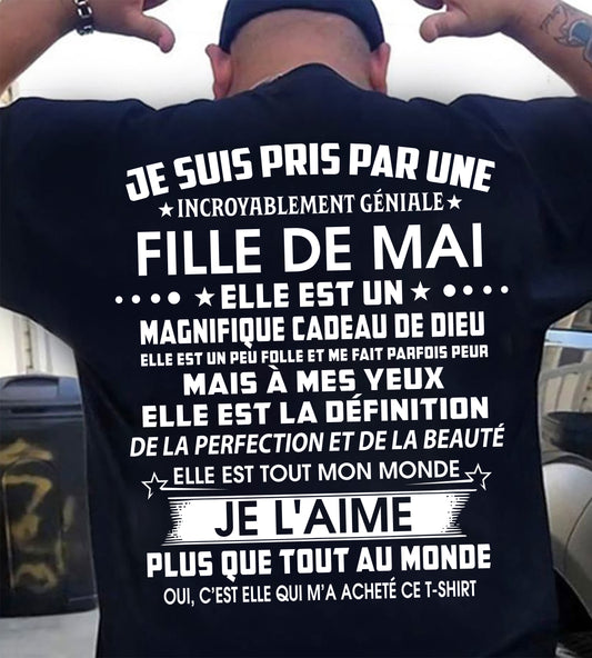 MAI – MAIS À MES YEUX, ELLE EST LA DÉFINITION DE LA PERFECTION ET DE LA BEAUTÉ – DE SA FEMME - FR05/NINA05 (SKU2605-424-05)