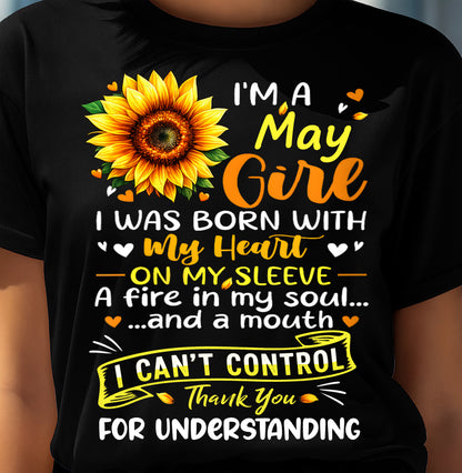 MAY - I WAS BORN WITH MY HEART ON MY SLEEVE - FMA - NINA05 (SKU2605-28-05)