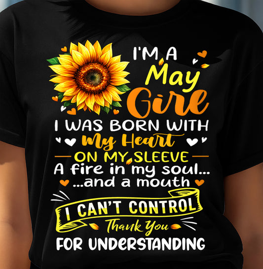 MAY - I WAS BORN WITH MY HEART ON MY SLEEVE - FMA - NINA05 (SKU2605-28-05)
