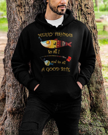 Christmas Fisherman's Merry Fishmas to All Fishing T-Shirt