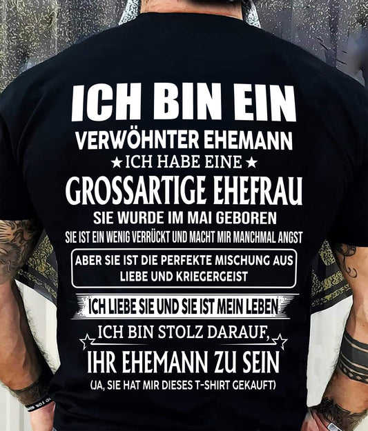 MAI – FANTASTISCHE FRAU – PERFEKTES GESCHENK FÜR IHREN EHEMANN – DE - NINA05 (SKU2605-295-05)