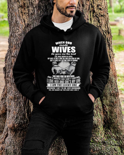 APRIL - WHEN GOD MADE WIVES HE GAVE ME THE BEST - FROM WIFE - NINA04 (SKU26T-01-05-04)
