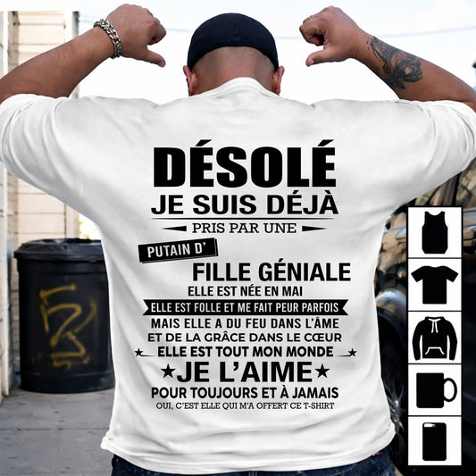 MAI - DÉSOLÉ, JE SUIS DÉJÀ PRIS PAR UNE FILLE VRAIMENT GÉNIALE – DE LA PART DE MA FEMME - FR05/NINA05 (SKU2606-112-05)