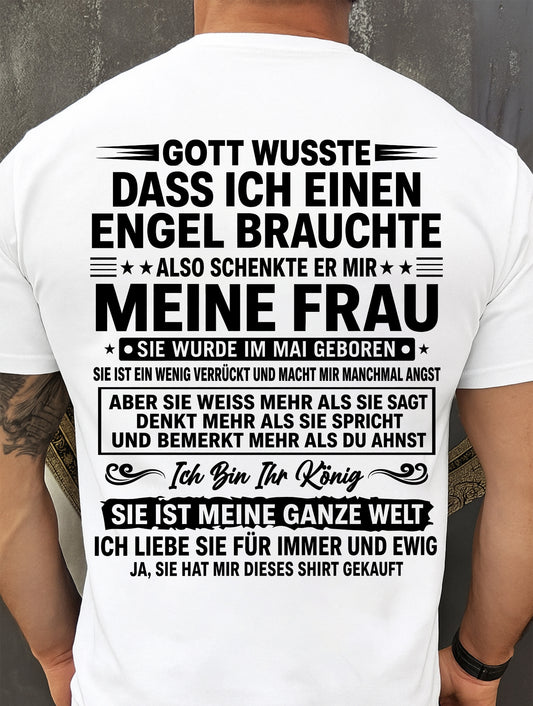 MAI - Ich Bin Ihr König SIE IST MEINE GANZE WELT - Das perfekte Geschenk für deinen Freund - GER/NINA05 (SKU2606-256-05)