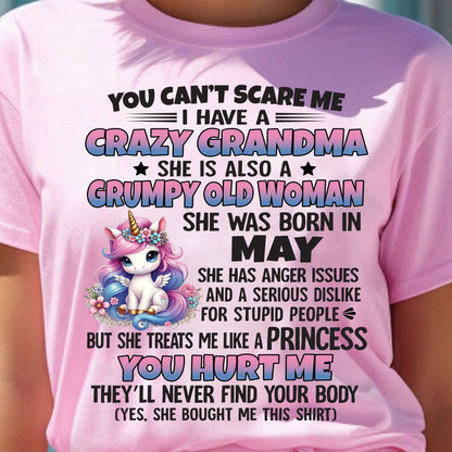 MAY - YOU CAN'T SCARE ME - GIFT FROM GRANDMA - NINA05 (SKU09-106-05)