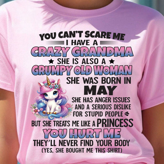 MAY - YOU CAN'T SCARE ME - GIFT FROM GRANDMA - NINA05 (SKU09-106-05)