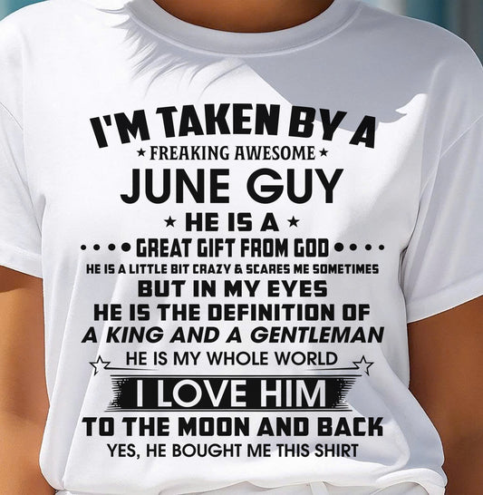 JUNE - HE IS THE DEFINITION OF A KING AND A GENTLEMAN I LOVE HIM TO THE MOON AND BACK - FROM HUSBAND - NINA06 (SKU2605-95-06)