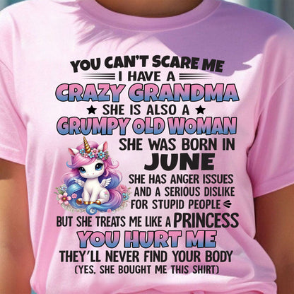 JUNE - YOU CAN'T SCARE ME - GIFT FROM GRANDMA - NINA06 (SKU09-106-06)