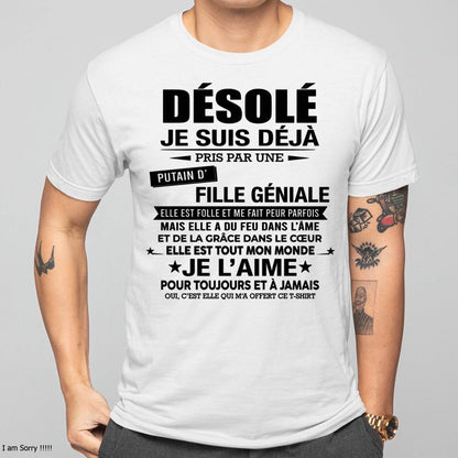 DÉSOLÉ, JE SUIS DÉJÀ PRIS PAR UNE FILLE VRAIMENT GÉNIALE – DE LA PART DE MA FEMME - FR00/NINA00 (SKU2606-42-00)