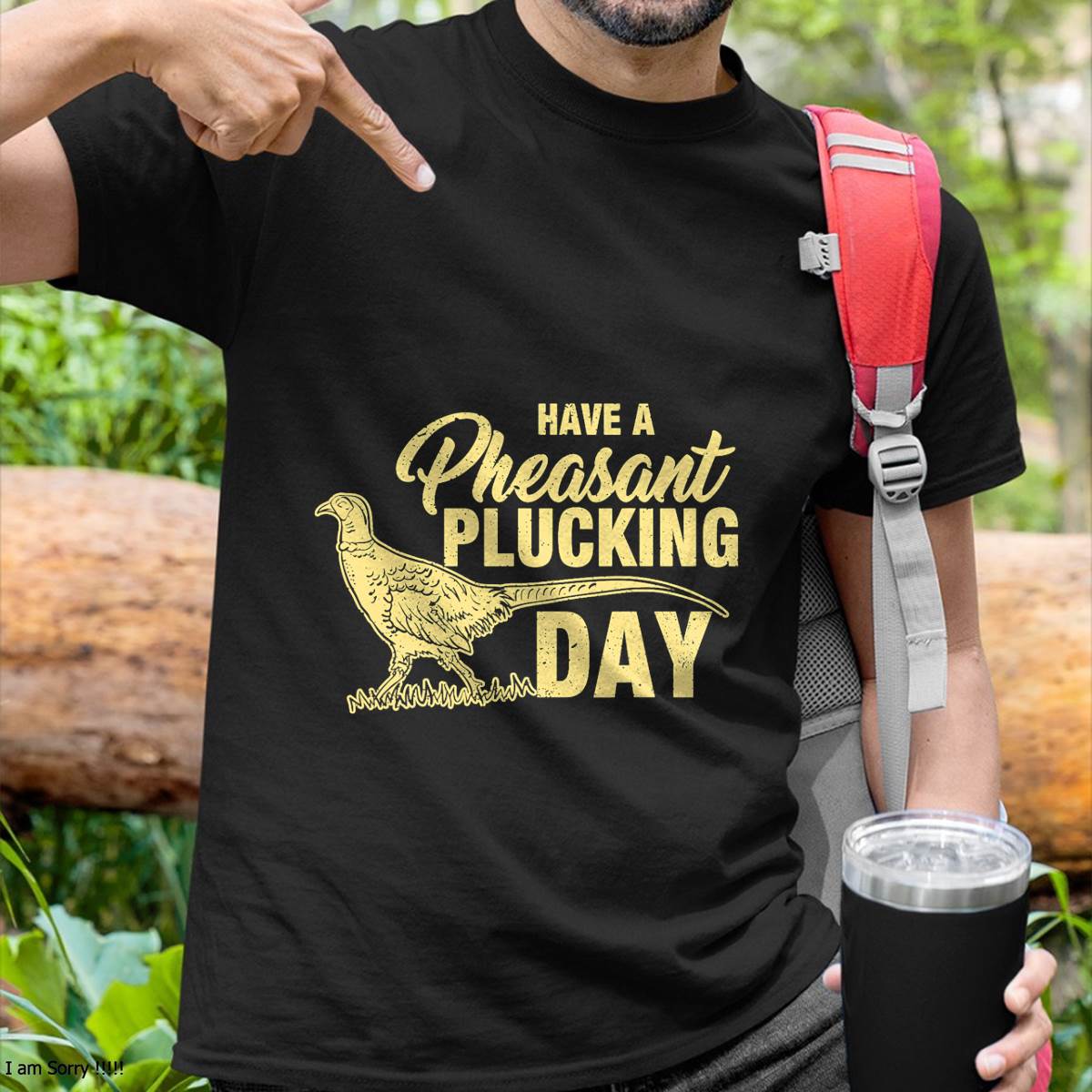 Funny Pheasant Hunting Plucking T Shirt Gift T-Shirt