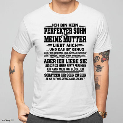 ICH BIN KEIN PERFEKTER SOHN - Das perfekte Geschenk für deinen Sohn - (SKU2610-98)