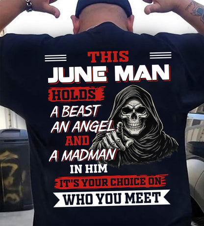 JUNE MAN - IT'S YOUR CHOICE ON WHO YOU MEET - MAN TEE - NINA06 (SKU2604-274-06)