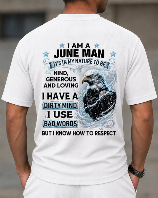 JUNE - I AM A MAN KIND, GENEROUS AND LOVING - BIRTHDAY CASUAL SUIT FOR MEN - NINA06 (SKU2607-256-06) | Waffle casual suit A09-739